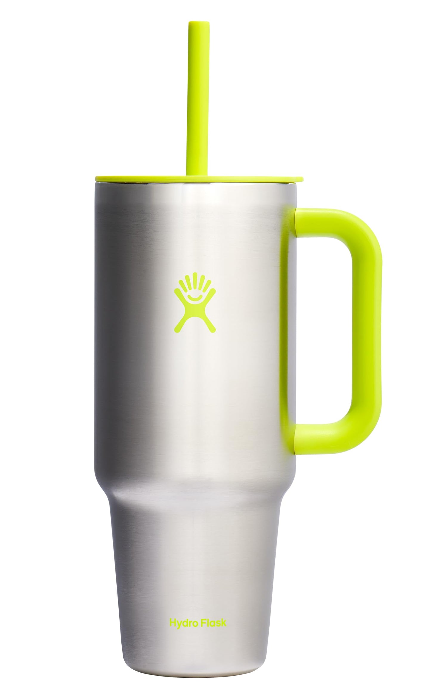 Hydro Flask 40 Oz Travel Tumbler with Handle, Lid and Straw - Insulated Stainless Steel in Trillium