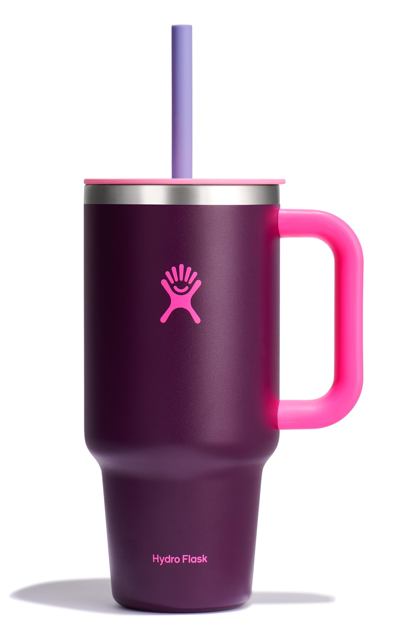 Hydro Flask 40 Oz Travel Tumbler with Handle, Lid and Straw - Insulated Stainless Steel in Trillium