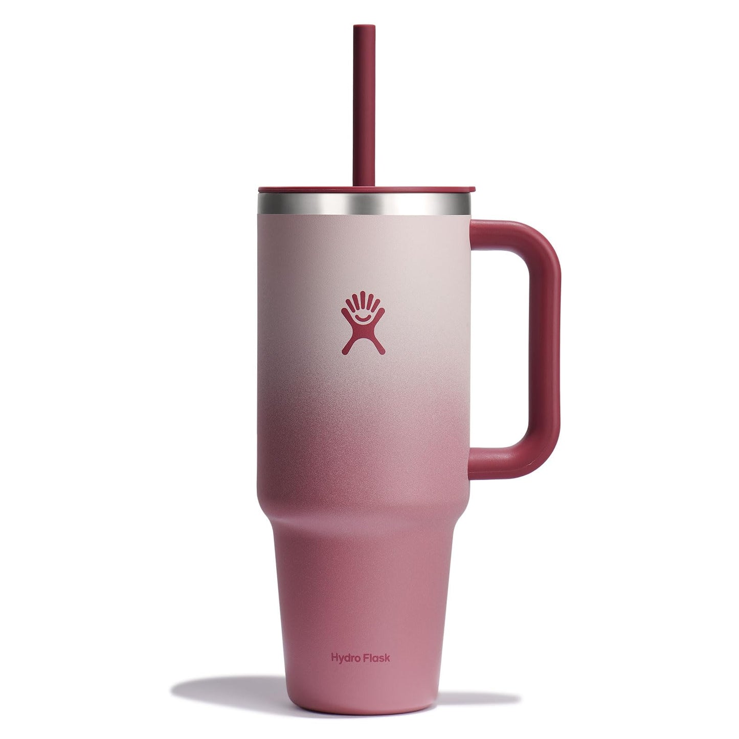Hydro Flask 40 Oz Travel Tumbler with Handle, Lid and Straw - Insulated Stainless Steel in Trillium