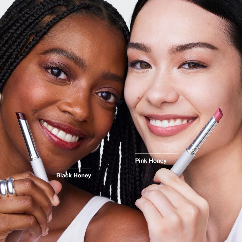 Clinique Almost Lipstick Tinted Lip Balm in Black Honey and Pink Honey | Sheer + Lightweight | In 2 Iconic Shades