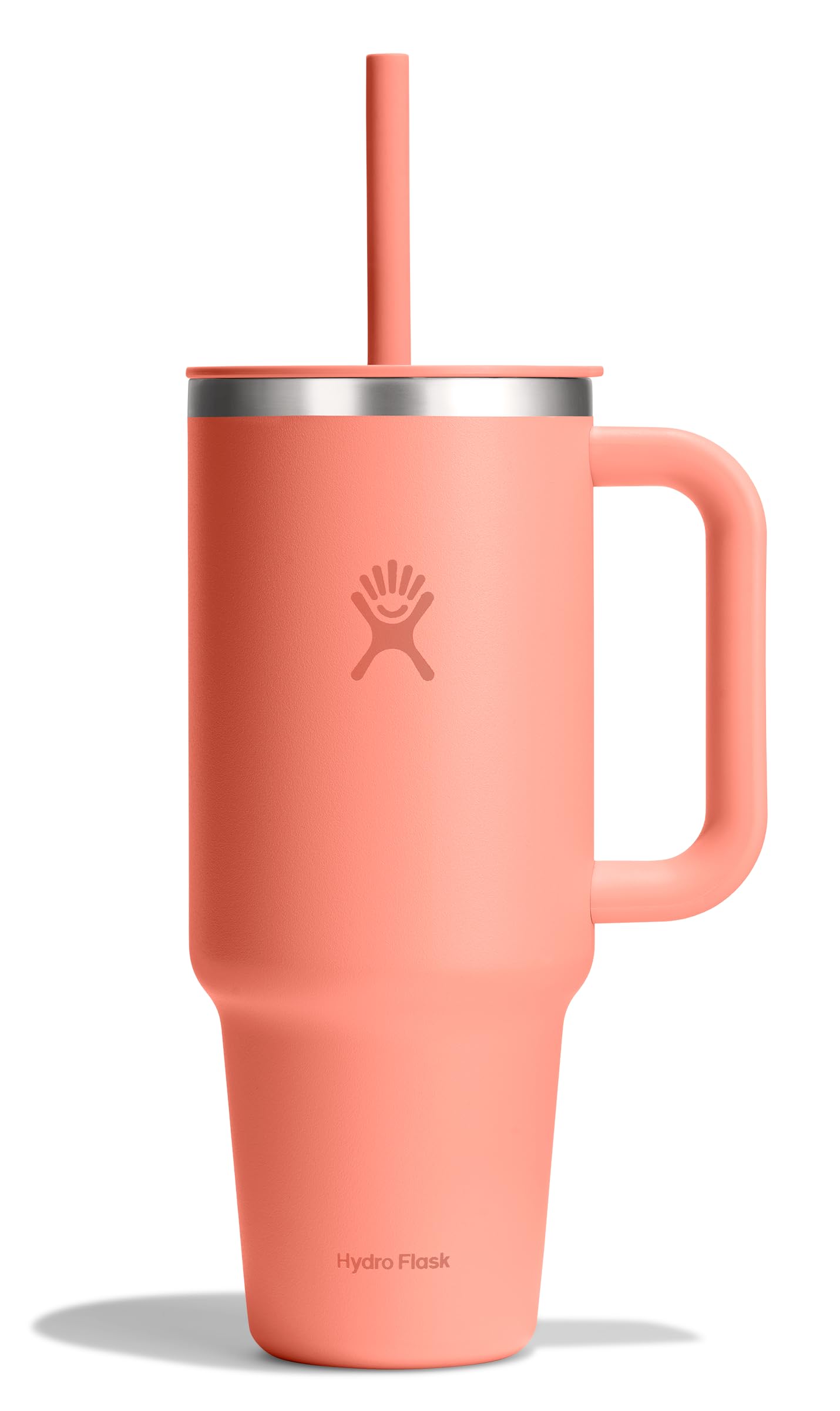 Hydro Flask 40 Oz Travel Tumbler with Handle, Lid and Straw - Insulated Stainless Steel in Trillium