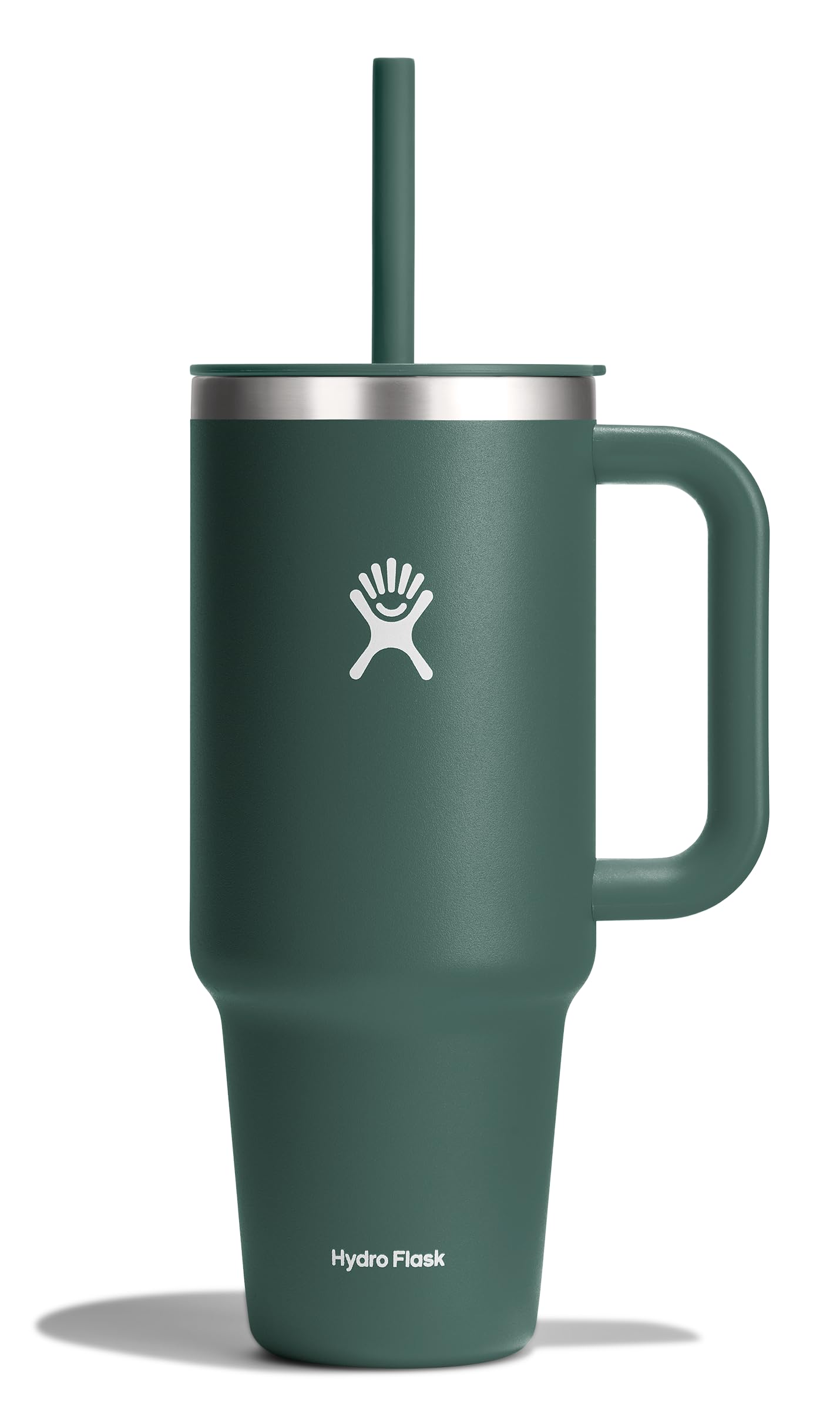 Hydro Flask 40 Oz Travel Tumbler with Handle, Lid and Straw - Insulated Stainless Steel in Trillium
