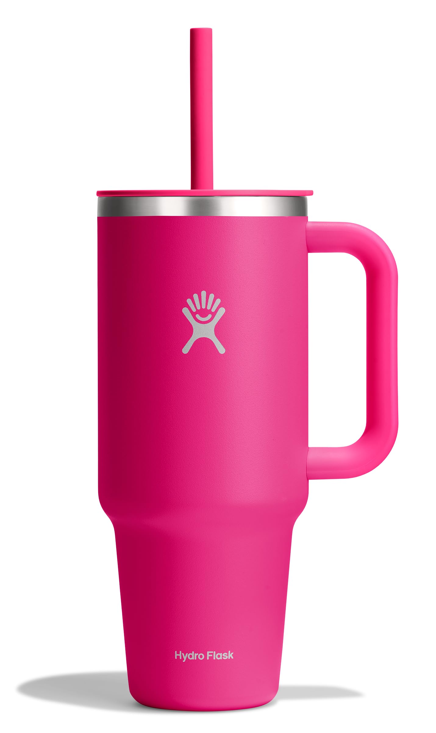 Hydro Flask 40 Oz Travel Tumbler with Handle, Lid and Straw - Insulated Stainless Steel in Trillium