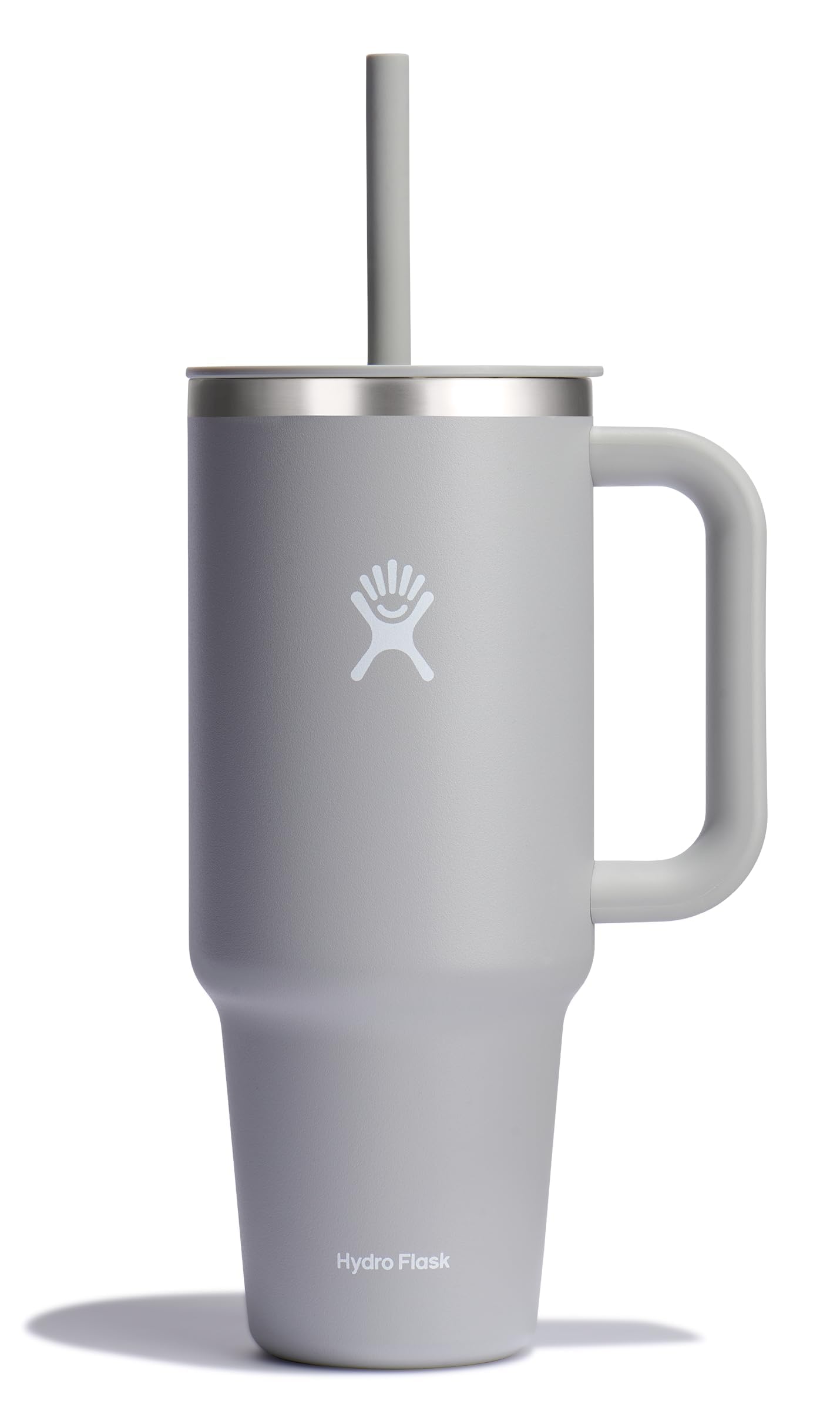 Hydro Flask 40 Oz Travel Tumbler with Handle, Lid and Straw - Insulated Stainless Steel in Trillium