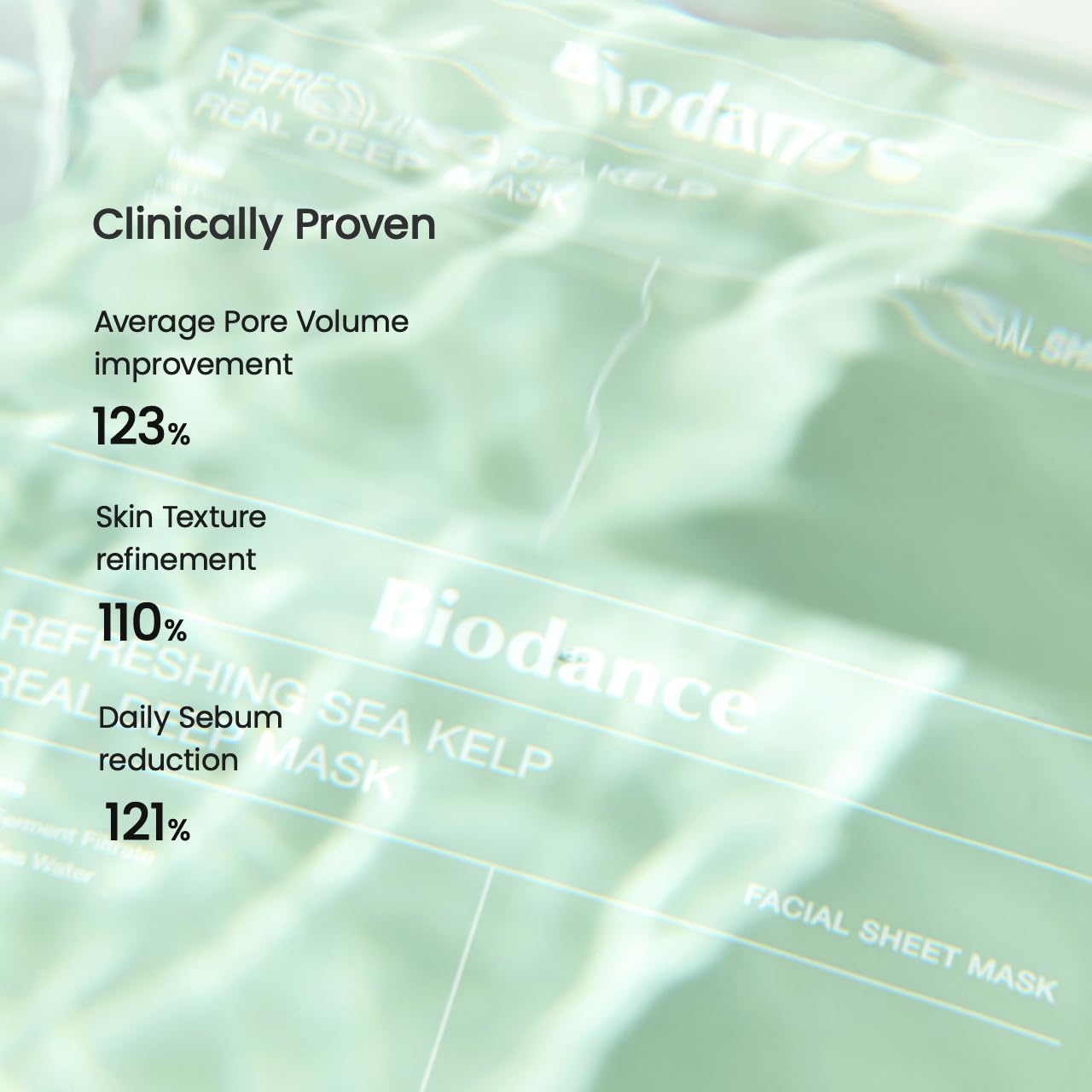 BIODANCE Bio-Collagen Real Deep Mask, Hydrating Overnight Hydrogel Mask, Pore Minimizing, Elasticity Improvement, 34g x4ea
