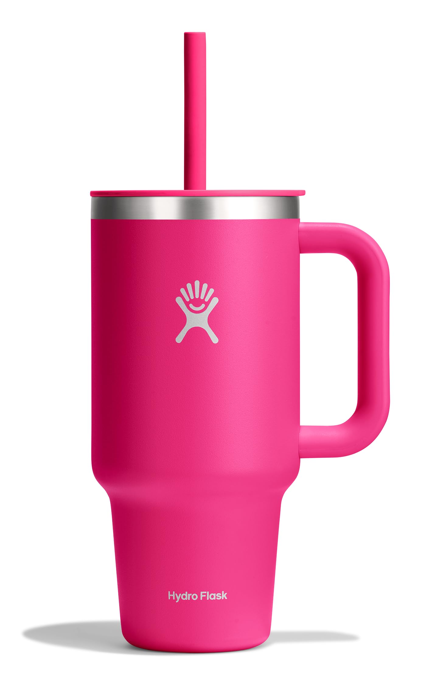 Hydro Flask 40 Oz Travel Tumbler with Handle, Lid and Straw - Insulated Stainless Steel in Trillium