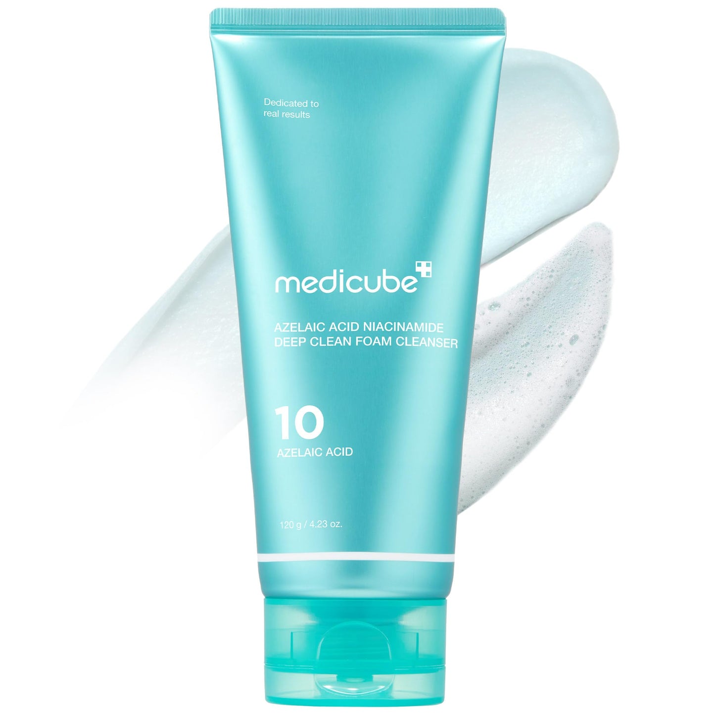 medicube Zero Pore Clear Blue Capsule Facial Deep Cleanser for Skin Texture, Blackhead & Pore Care | AHA, BHA & PHA for Double Cleansing, Daily Gentle Face Wash, Korean Skincare | 120g / 4.23 oz