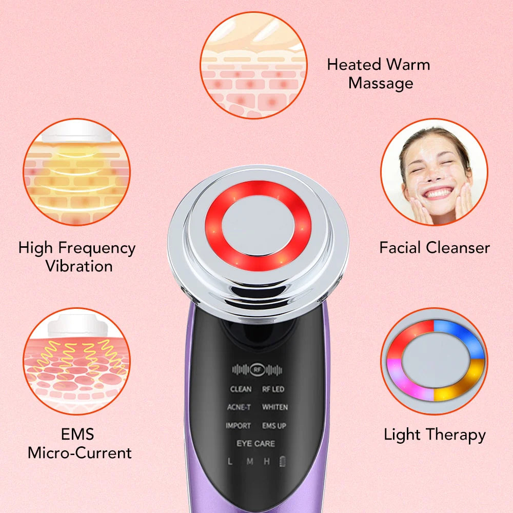 Transform Your Skin with Our 7-in-1 Face Lift Device! 🌟✨ Say Goodbye to Wrinkles and Hello to Youthful Glow! 💖 #Beauty #Skincare #AntiAging