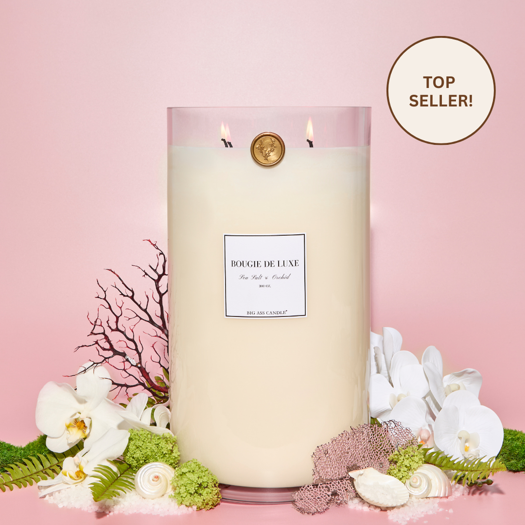 Big Ass Candle 300 Oz Long Burn Coconut Soy Wax Natural