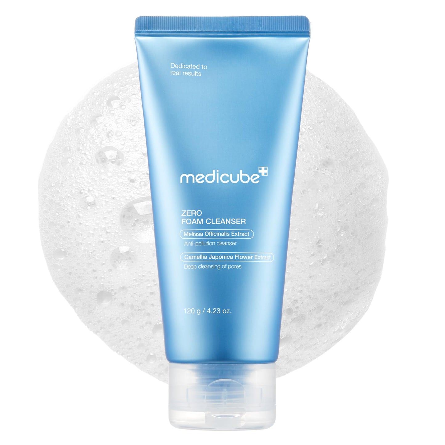 medicube Zero Pore Clear Blue Capsule Facial Deep Cleanser for Skin Texture, Blackhead & Pore Care | AHA, BHA & PHA for Double Cleansing, Daily Gentle Face Wash, Korean Skincare | 120g / 4.23 oz
