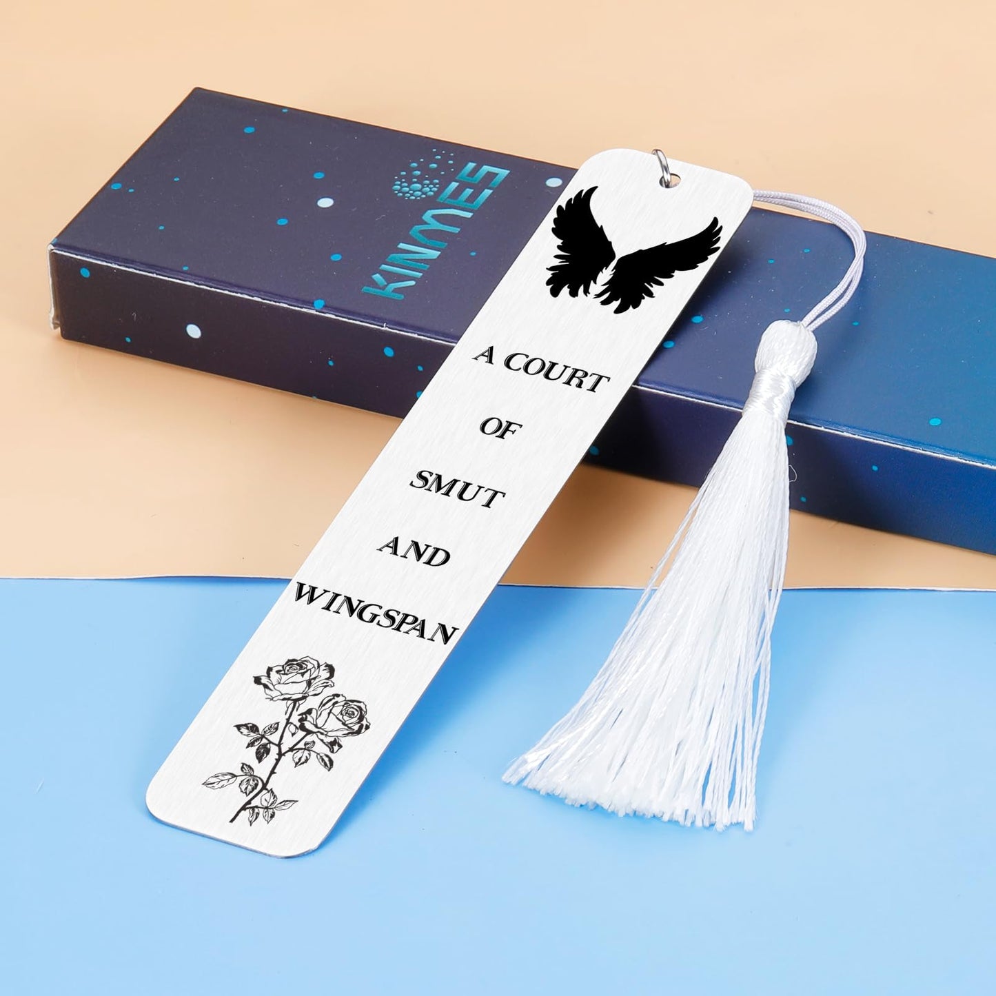 Acotar Gifts Metal Bookmark for Women, A Court of Thorns and Roese Merch, Dark Romance Bookmarks, Acotar Merchandise, Smut Reader Gifts, Booktok Book Marks for Reading Women