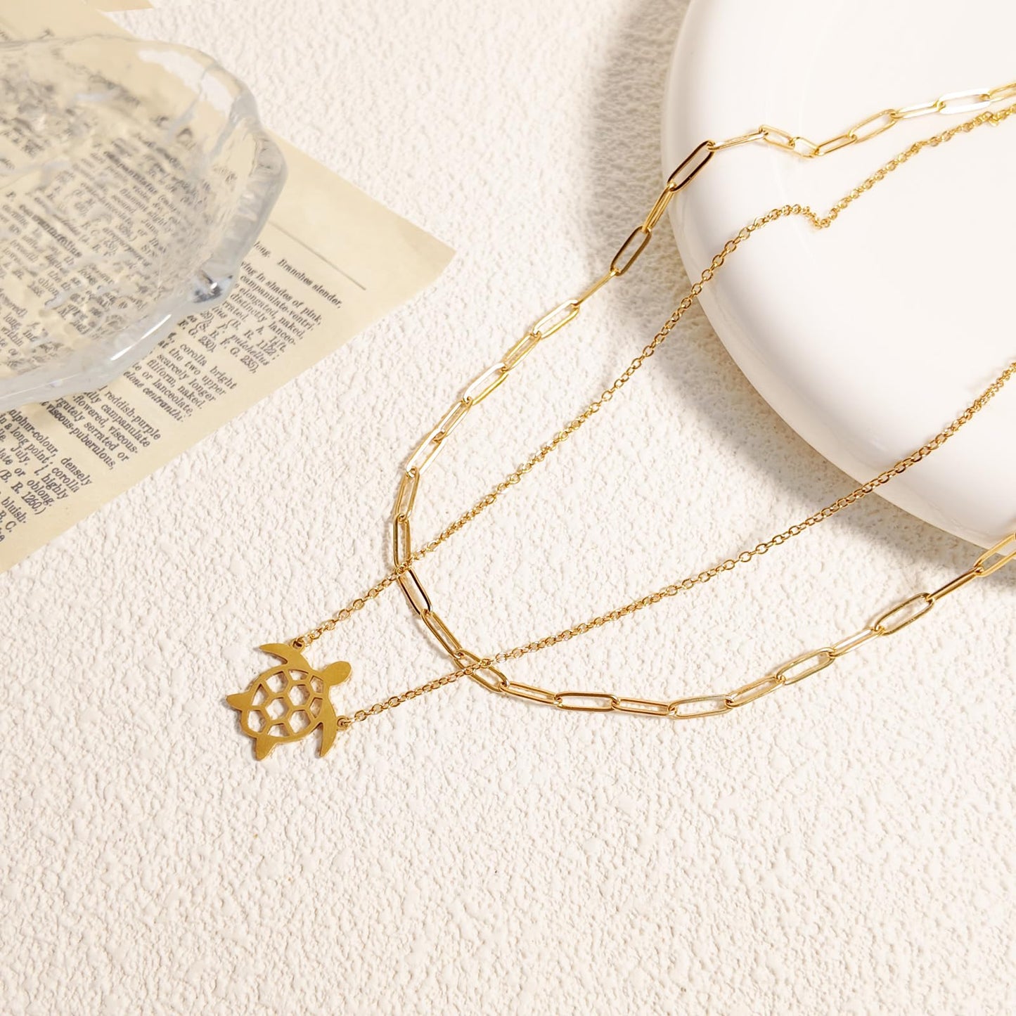 Gold/Silver Plated Necklace for Women, Dragon, Horse, Dachshund, Cat, Turtle Necklaces for Womens Dainty Simple Jewelry Gifts