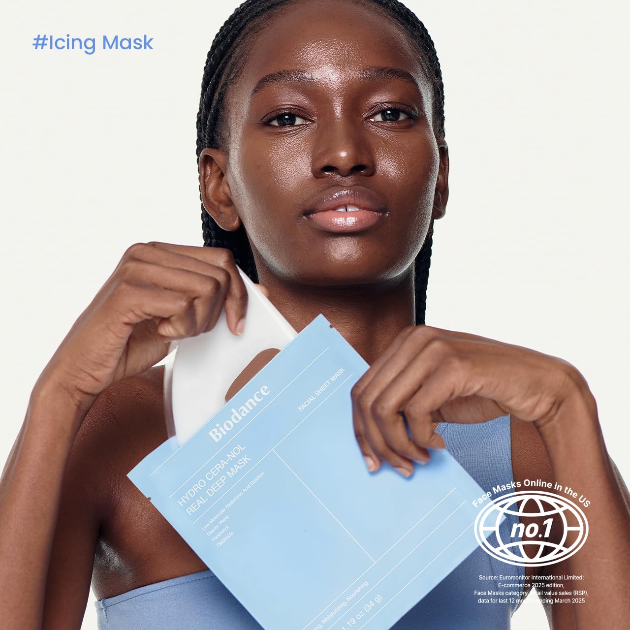 BIODANCE Bio-Collagen Real Deep Mask, Hydrating Overnight Hydrogel Mask, Pore Minimizing, Elasticity Improvement, 34g x4ea