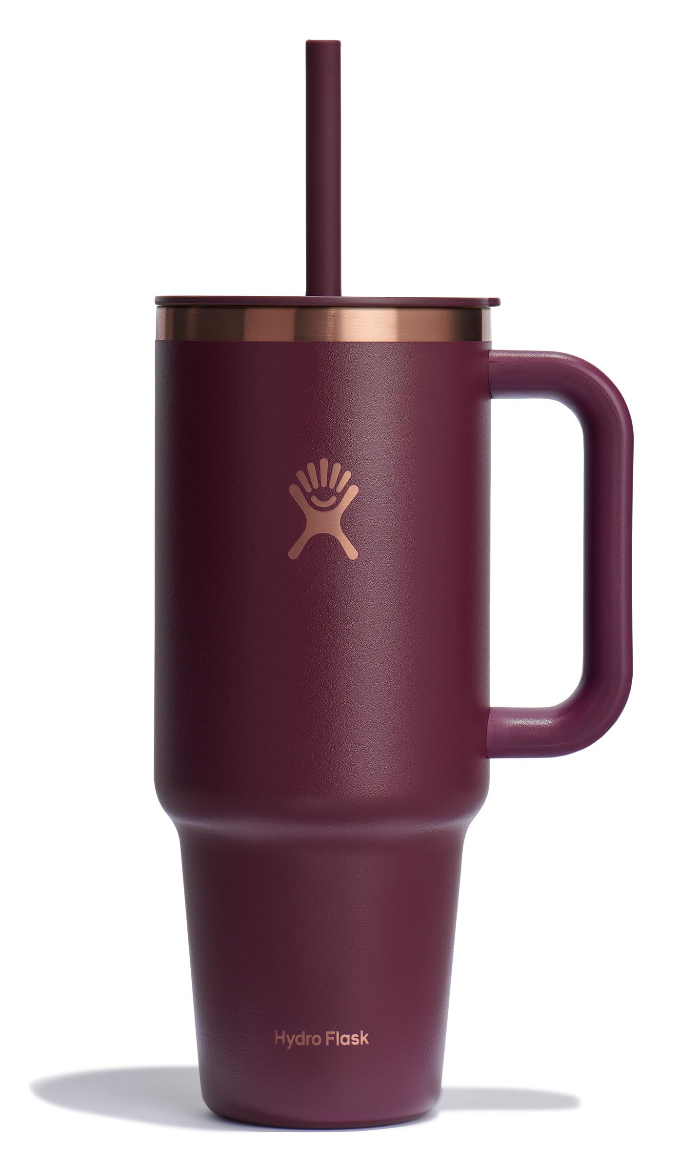 Hydro Flask 40 Oz Travel Tumbler with Handle, Lid and Straw - Insulated Stainless Steel in Trillium