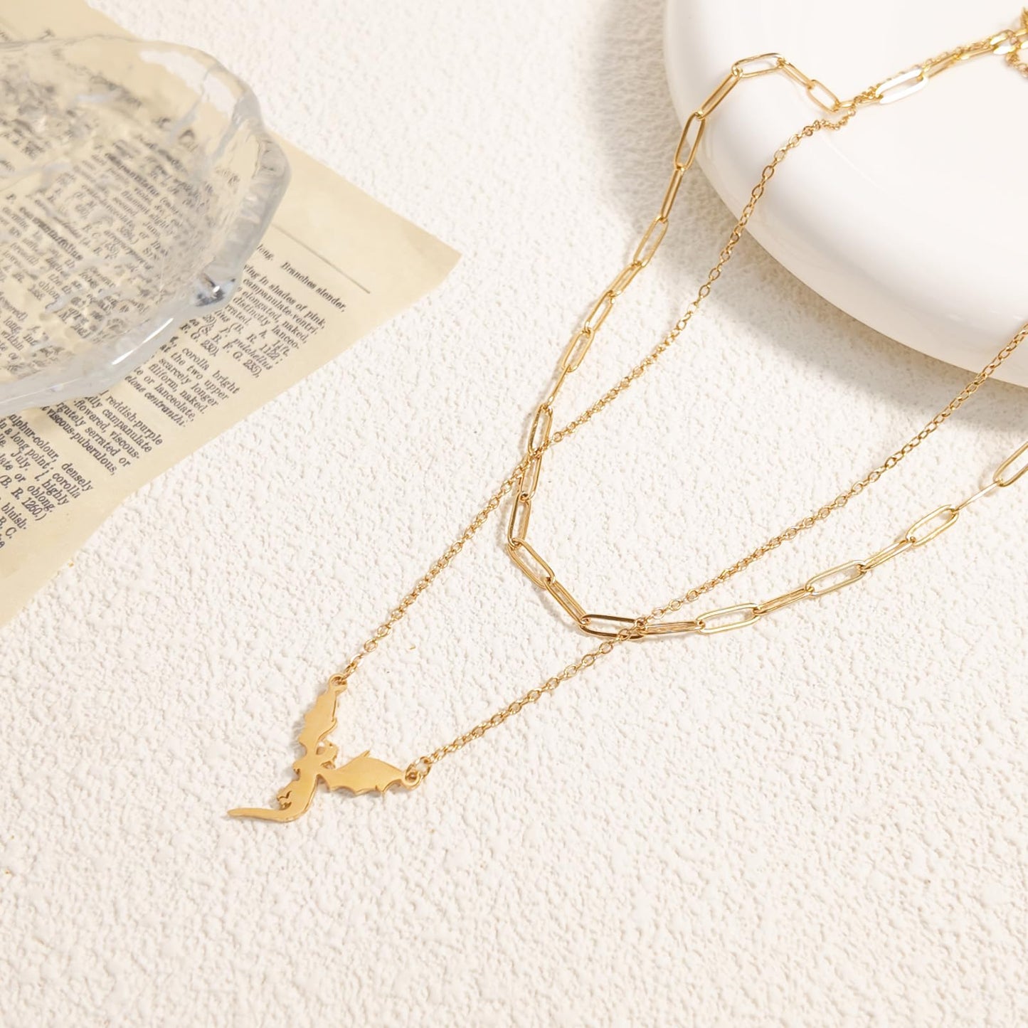Gold/Silver Plated Necklace for Women, Dragon, Horse, Dachshund, Cat, Turtle Necklaces for Womens Dainty Simple Jewelry Gifts