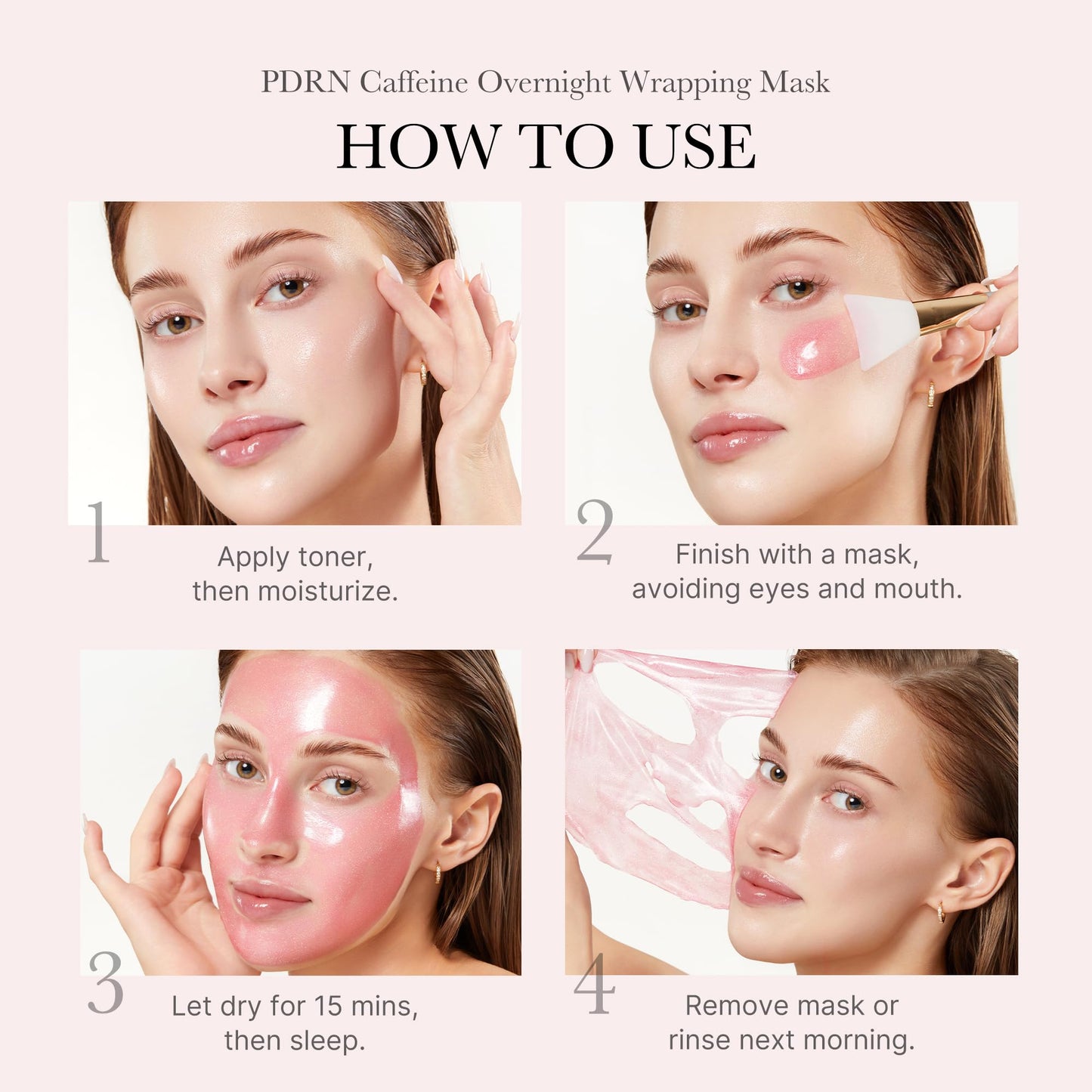 medicube Collagen Overnight Wrapping Peel Off Facial Mask Pack - Elasticity & Hydration Care, Reduces Sagging & Dullness - Hydrolyzed Collagen For Glowing Skin - Korean Skin Care, 2.53 fl.oz
