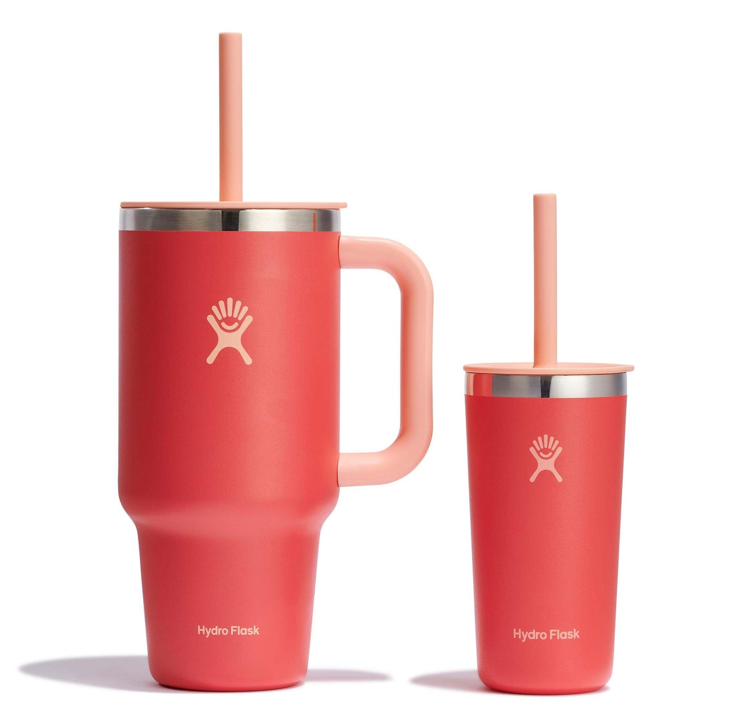 Hydro Flask 40 Oz Travel Tumbler with Handle, Lid and Straw - Insulated Stainless Steel in Trillium