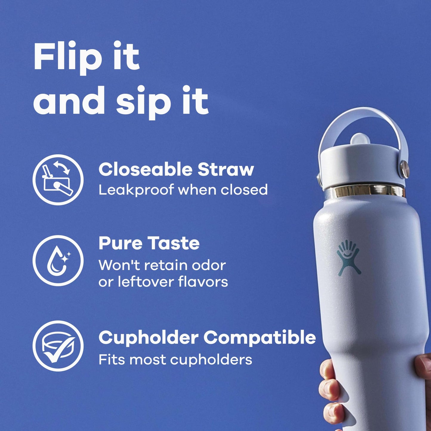 Hydro Flask 32 Oz Wide Flex Straw Travel Bottle Trillium