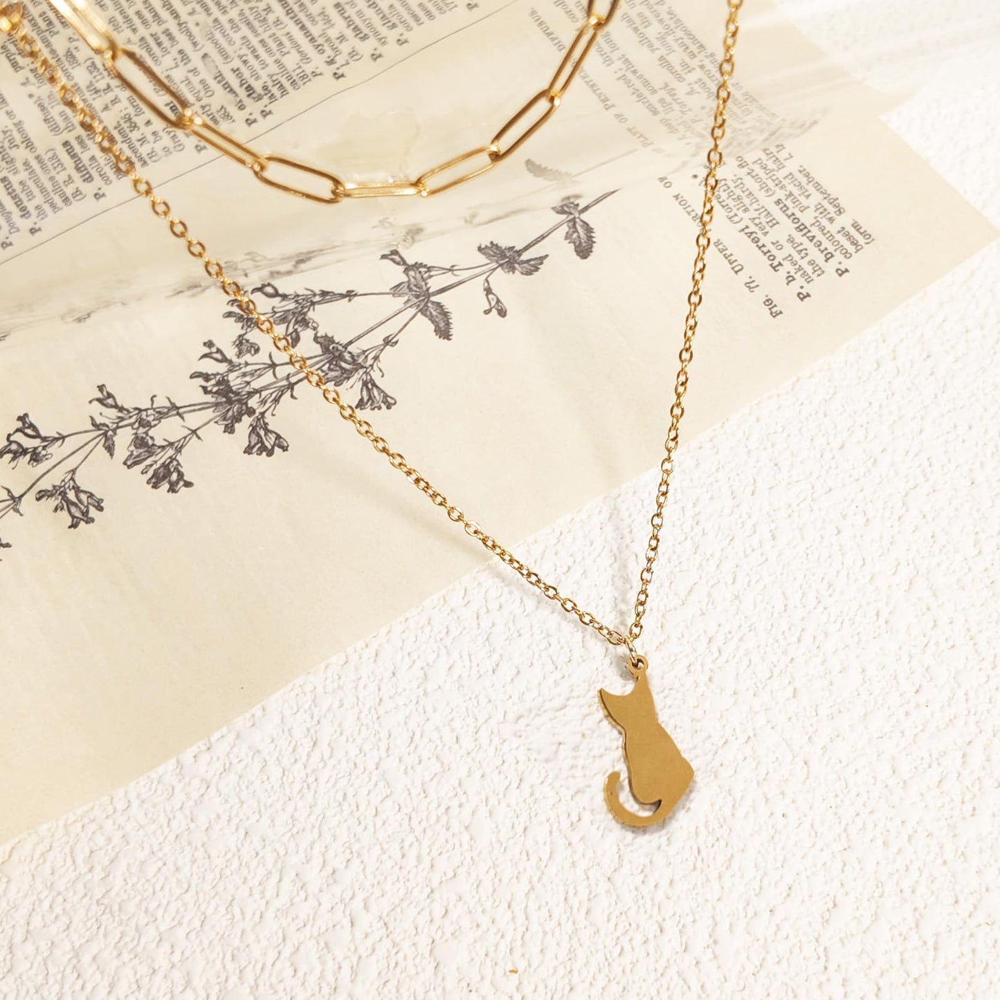 Gold/Silver Plated Necklace for Women, Dragon, Horse, Dachshund, Cat, Turtle Necklaces for Womens Dainty Simple Jewelry Gifts