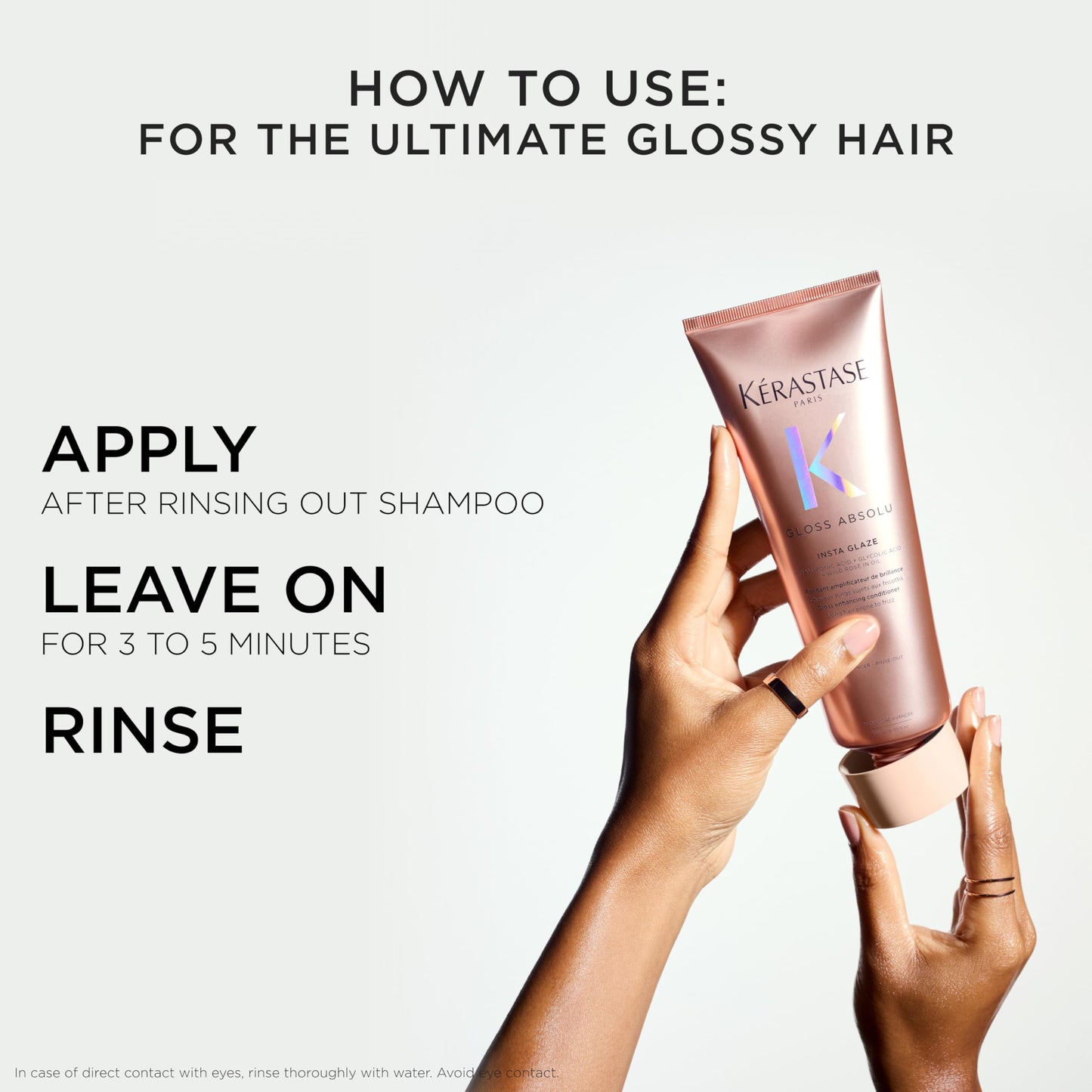 Kerastase Gloss Absolu High-Shine Anti-Frizz Conditioner - Deeply Hydrates & Detangles, Instantly Softens, For Glossy & Bouncy Hair