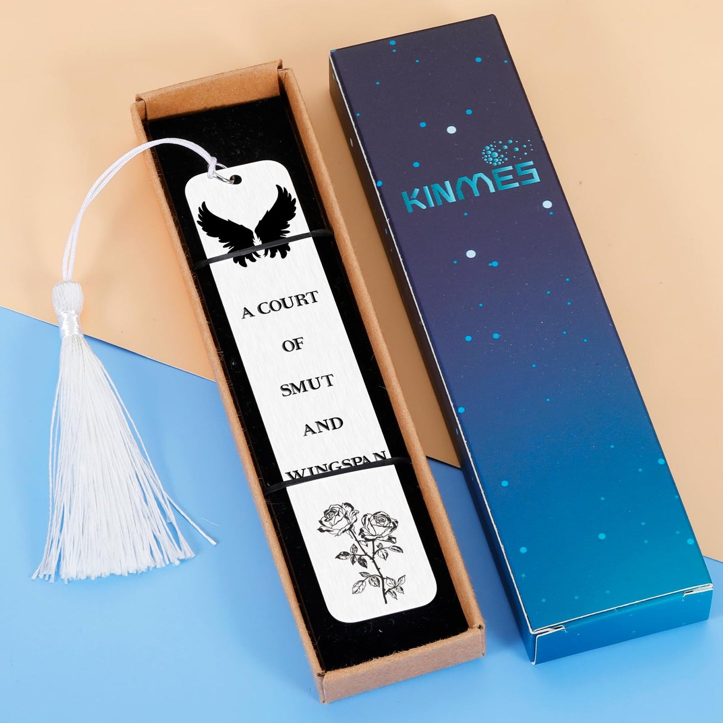Acotar Gifts Metal Bookmark for Women, A Court of Thorns and Roese Merch, Dark Romance Bookmarks, Acotar Merchandise, Smut Reader Gifts, Booktok Book Marks for Reading Women