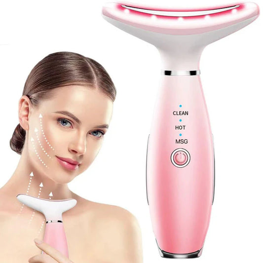 Glow Up with Our Pink Face & Neck Massager! 💖✨ #BeautyEssentials #SelfCare