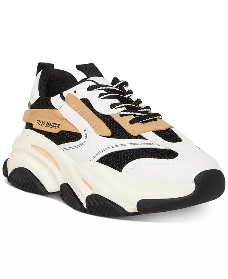Step Up Your Style with Women'S Possession Chunky Lace-Up Sneakers
