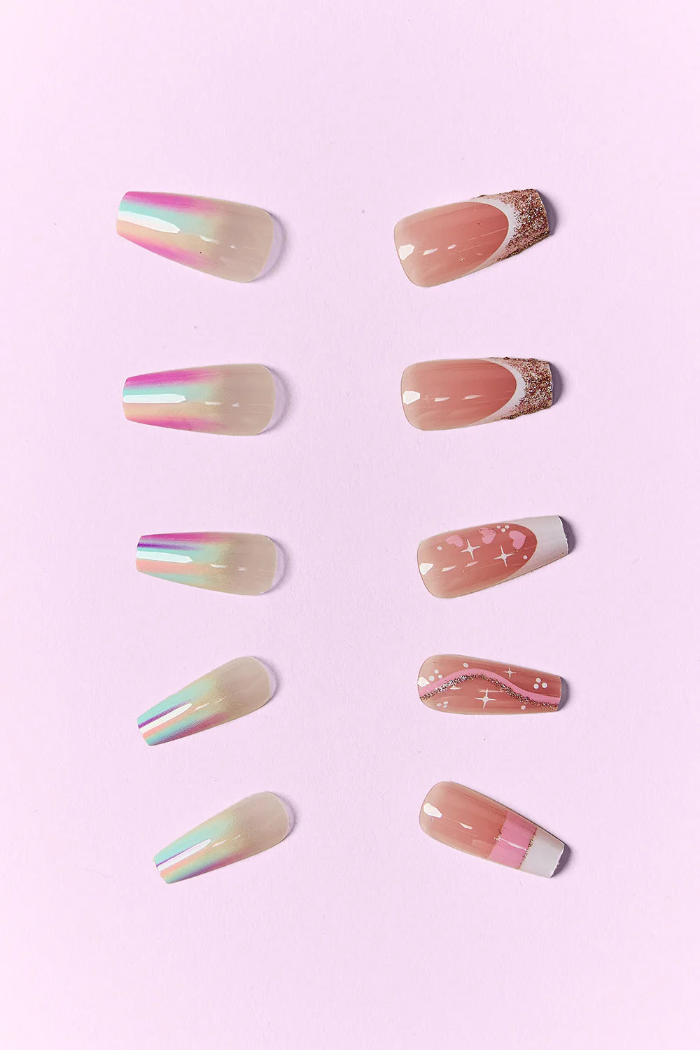 Get Glam with SO PINK BEAUTY Press-On Nails - 2 Packs of Fabulousness! 💅💖
