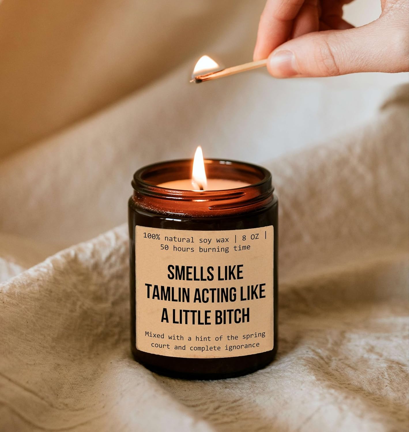 Tamlin's A Bitch Gift - Acotar Fan Merch - Acomaf - Velaris & Book Candle