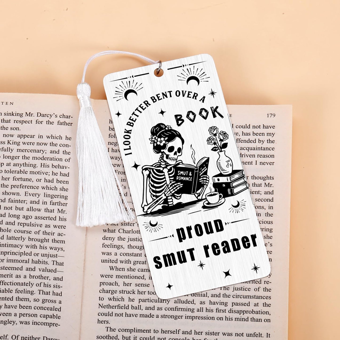 Acotar Gifts Metal Bookmark for Women, A Court of Thorns and Roese Merch, Dark Romance Bookmarks, Acotar Merchandise, Smut Reader Gifts, Booktok Book Marks for Reading Women