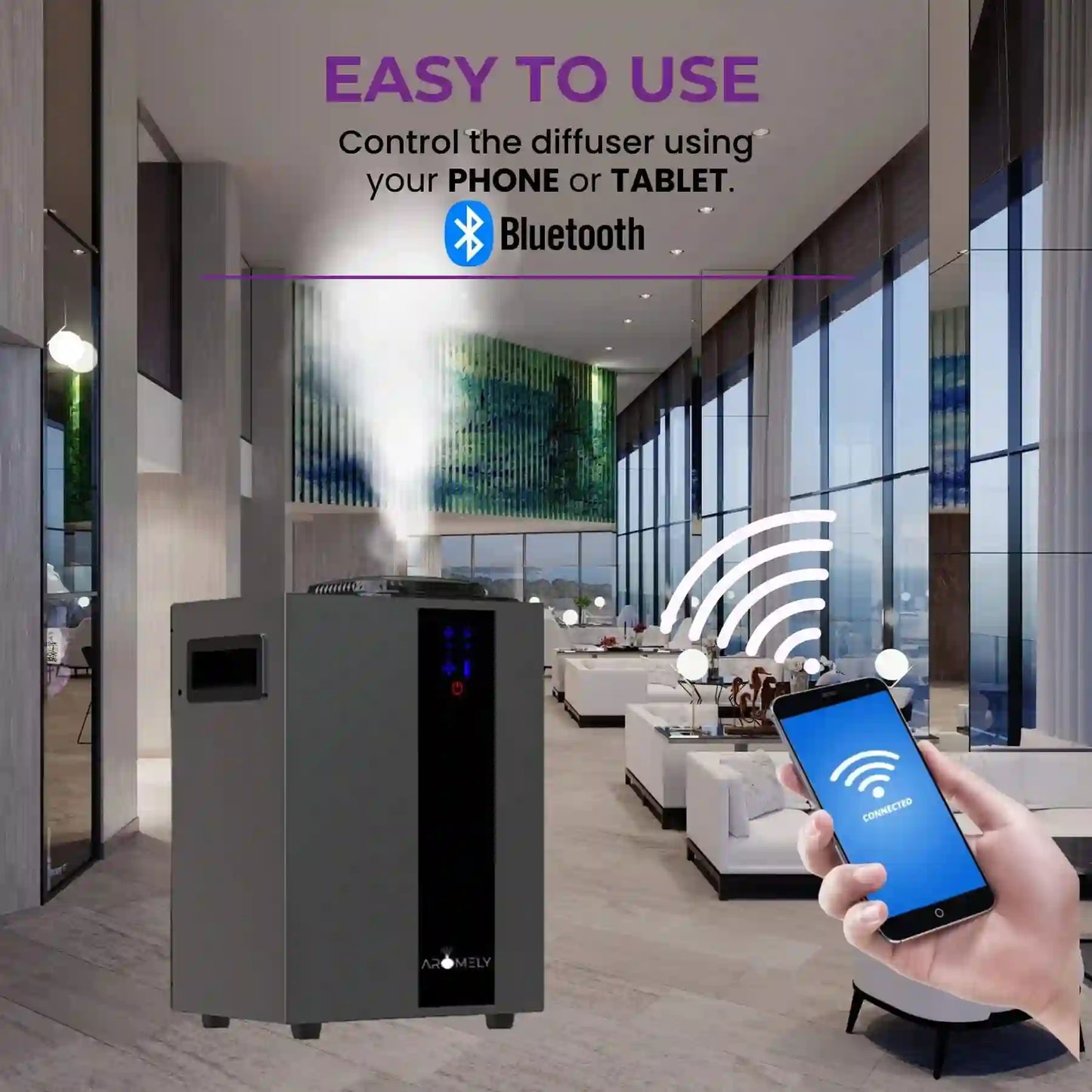 Aro Pro Smart HVAC Scent Diffuser Bluetooth Waterless