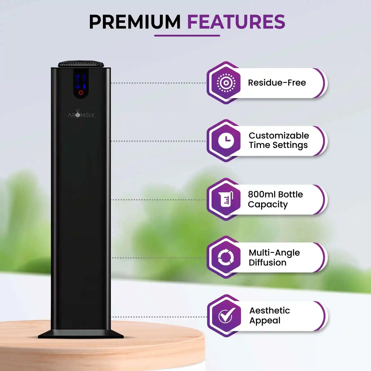 ARO Tower Smart Scent Diffuser Home Office Spa 3000 Sqft