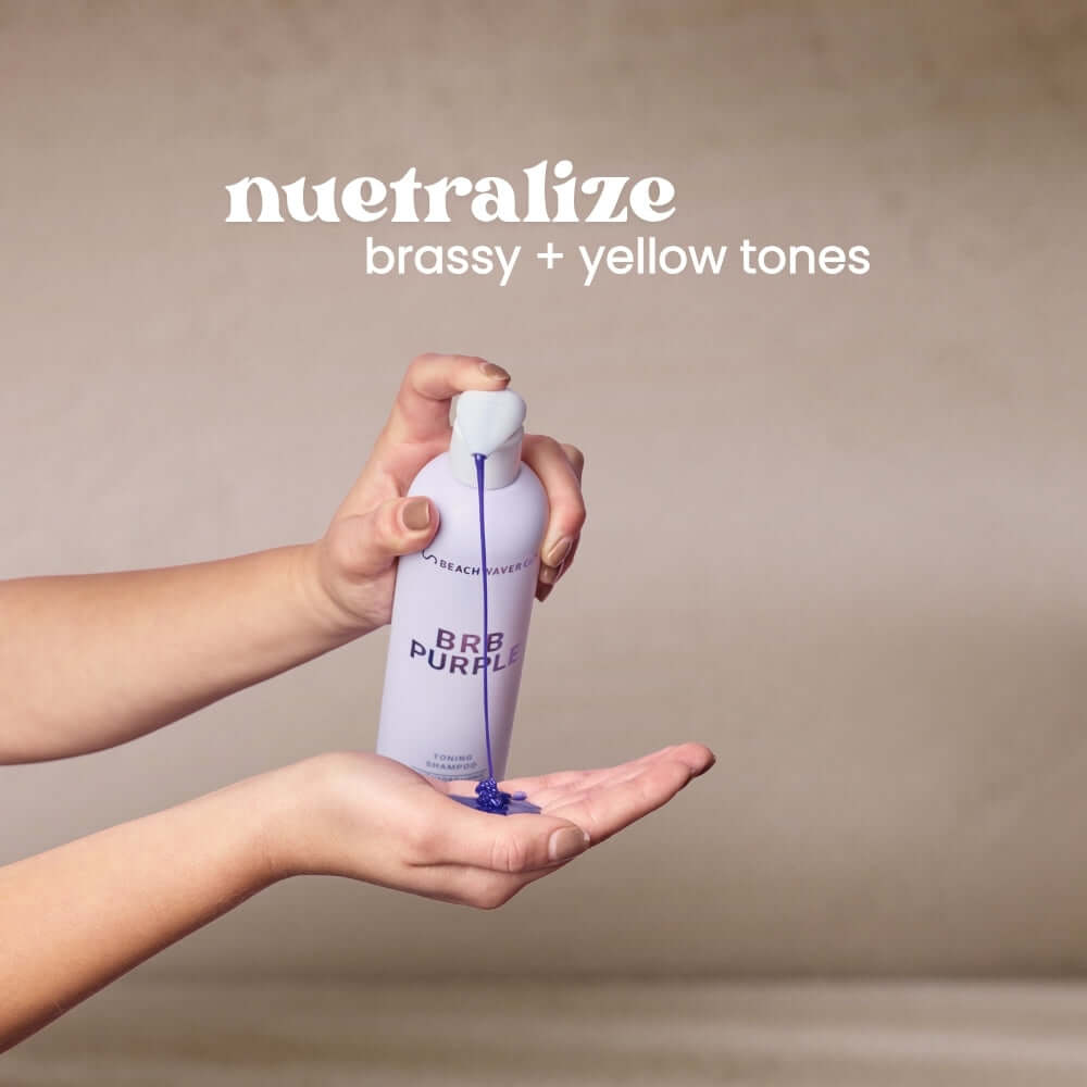Acondicionador BRB Blonde Purple para cabello cobrizo con coco