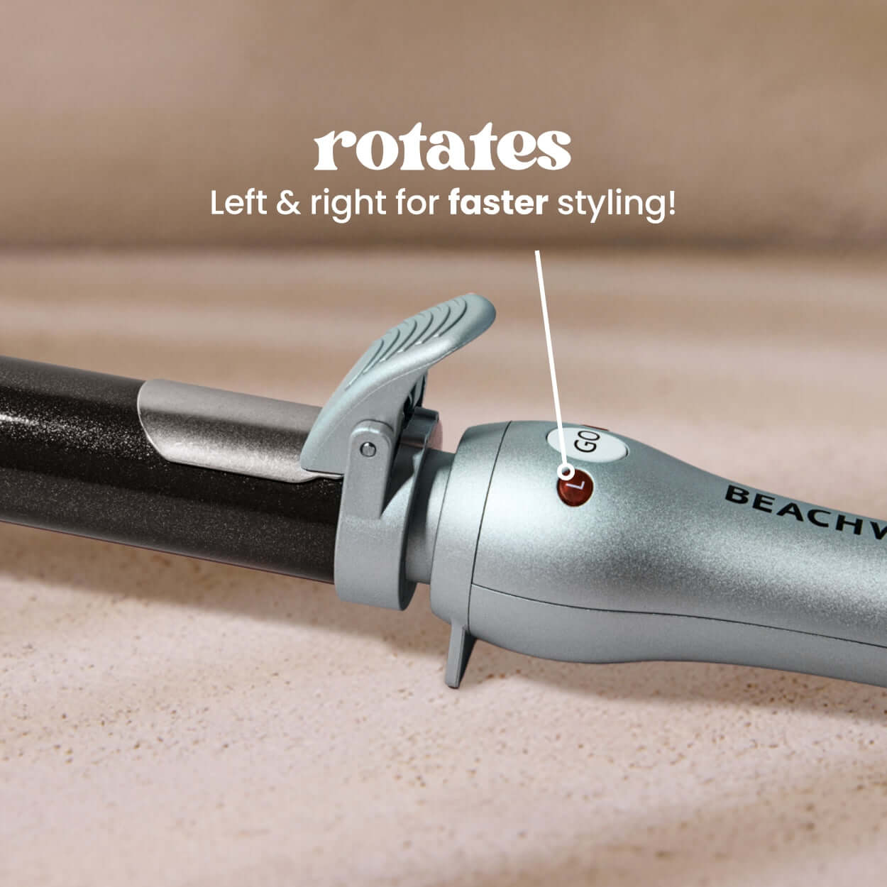 Rizador de pelo giratorio profesional Beachwaver Pro Series