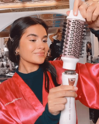 Cepillo de pelo iónico antifrizz Beachwaver, color oro rosa