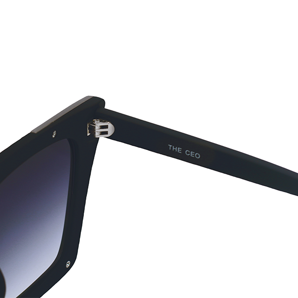The CEO Black Faded Lens Cat Eye Sunglasses TopFoxx