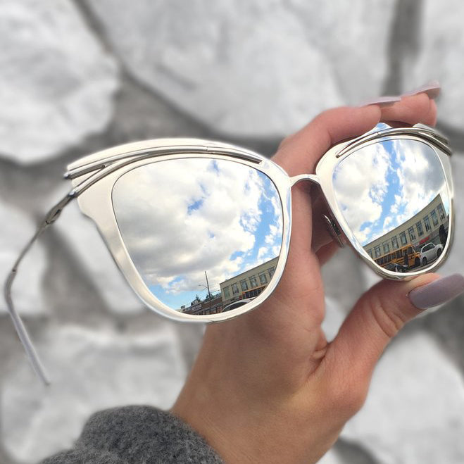 Candy Silver Sunglasses TopFoxx Signature Sunnies Edition