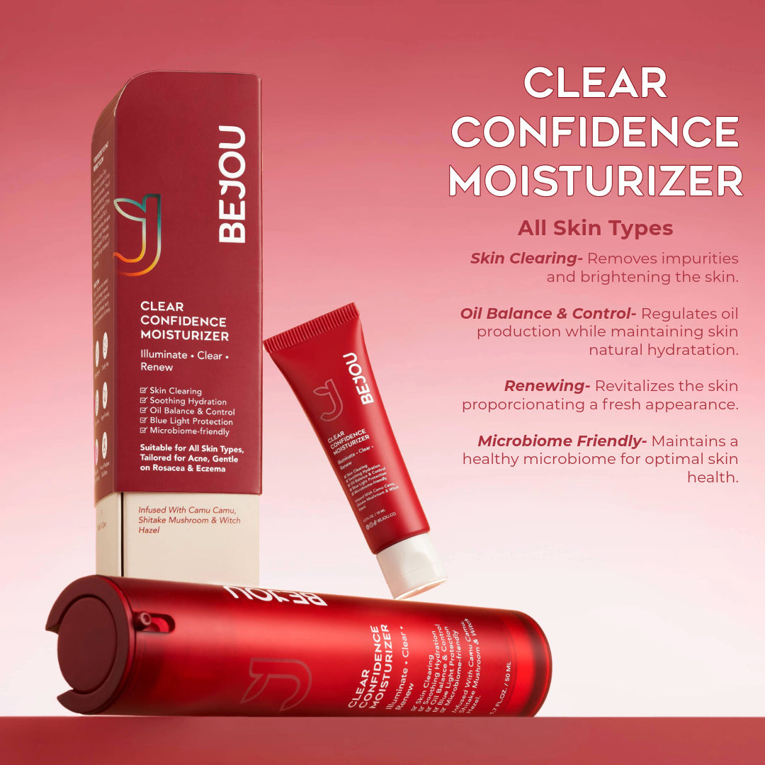 Clear Confidence Moisturizer Zinc PCA Acai Probiotics