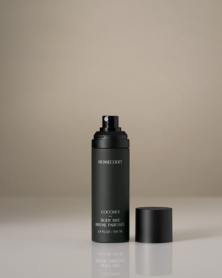 Homecourt Body Mist Coconut Water Vetiver Cardamom Notes