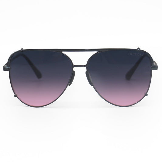 Cristina Tangle Free Aviator Sunglasses Faded Purple Pink