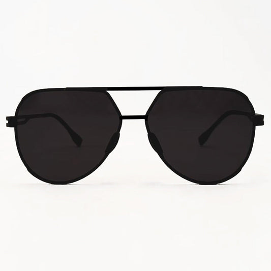 Untangled X Emily Black Aviator Sunglasses Tangle Free
