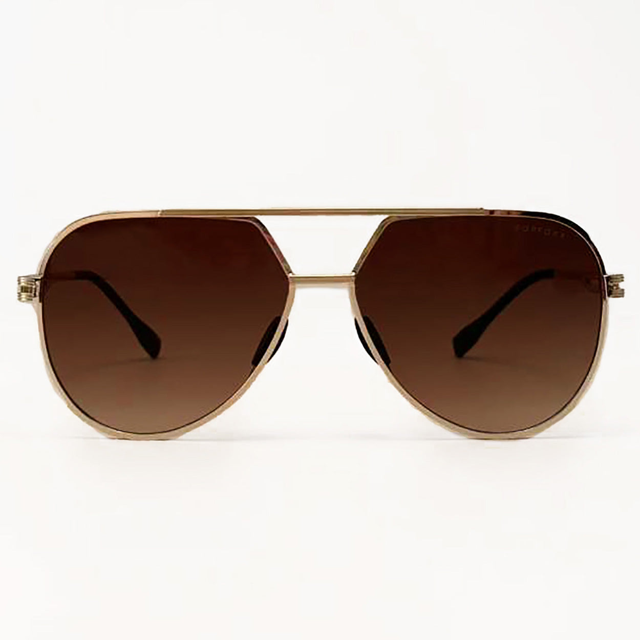 Untangled X Emily Rose Tangle Free Brown Aviator Sunglasses