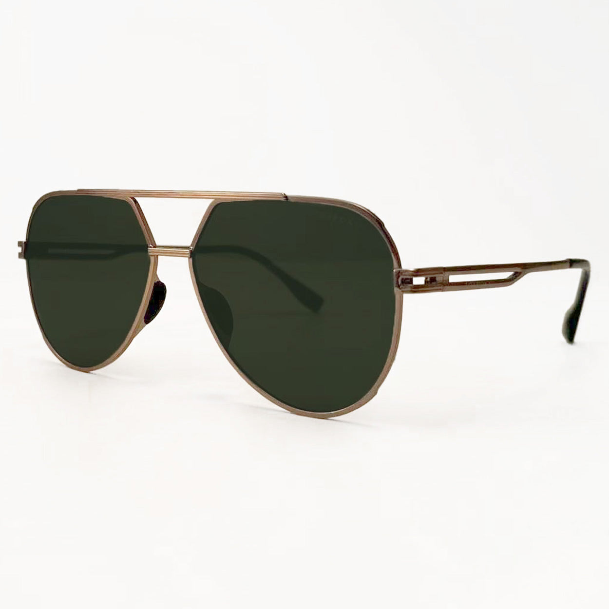 Untangled Emily Rose Olive Aviator Sunglasses Tangle Free