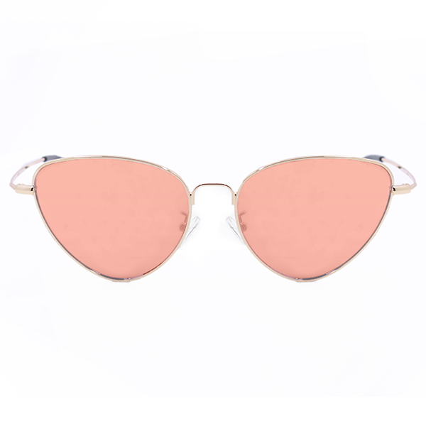 Felina Rose Gold Cat Eye Sunglasses Luxurious Frame TopFoxx