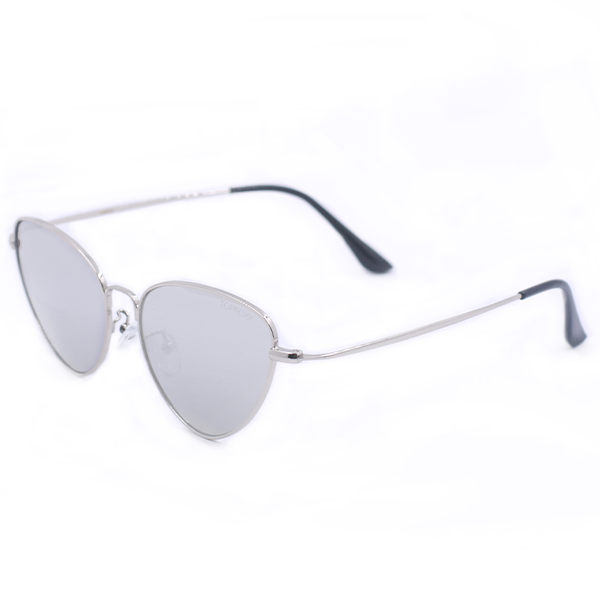 Felina Silver Cat Eye Sunglasses Luxurious Frame TopFoxx