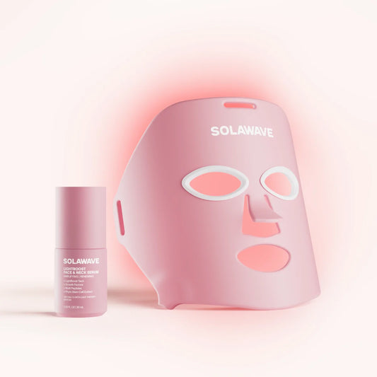 Wrinkle Retreat Face Mask and LightBoost Serum Kit