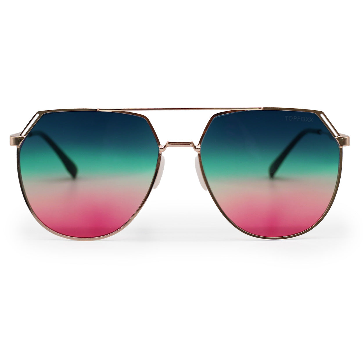 Farrah Pride Tangle Free Aviator Sunglasses All Day Comfort