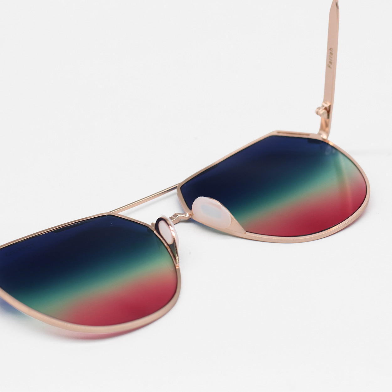 Farrah Pride Tangle Free Aviator Sunglasses All Day Comfort