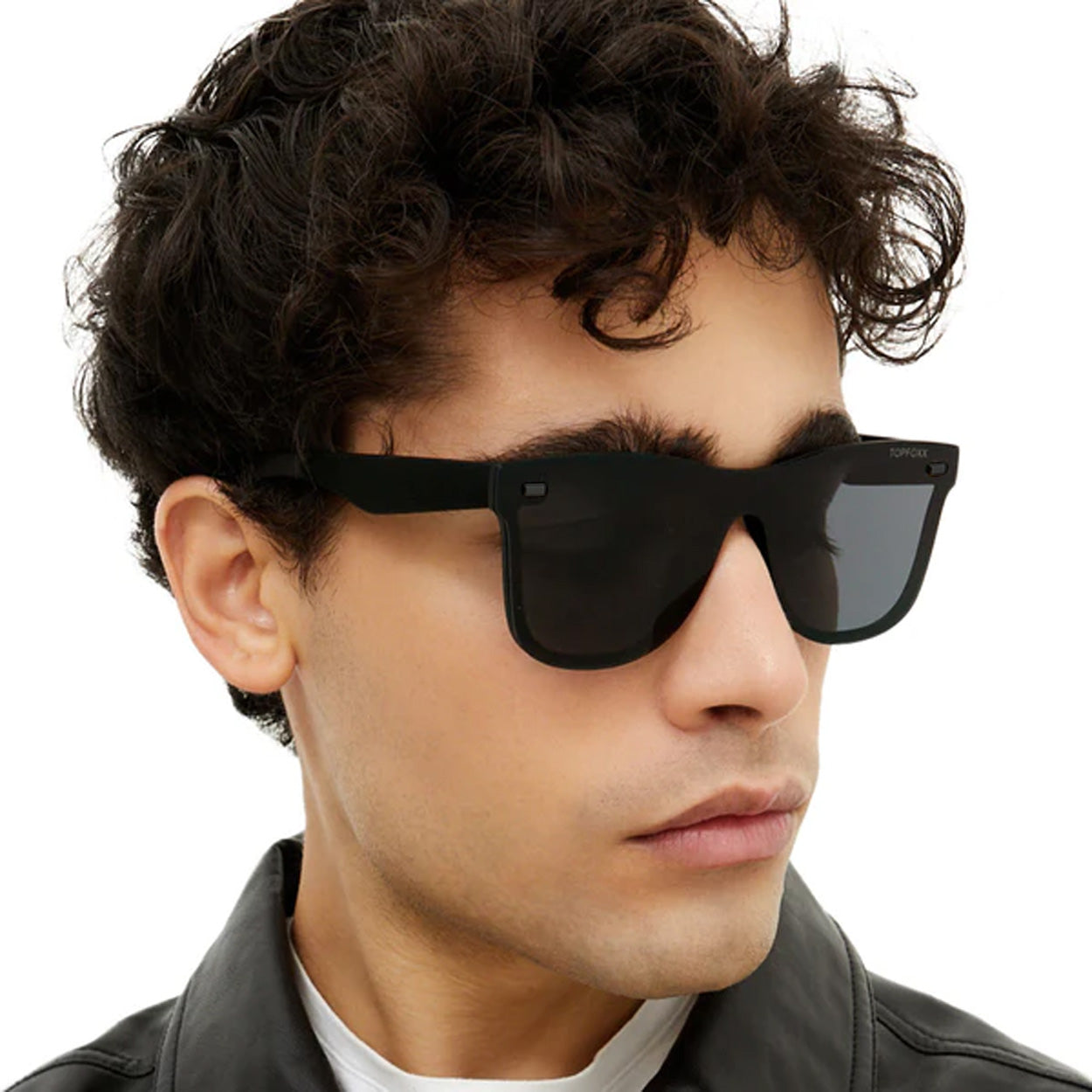 Sustainable Future Black Square Wayfarer Sunglasses UV 400