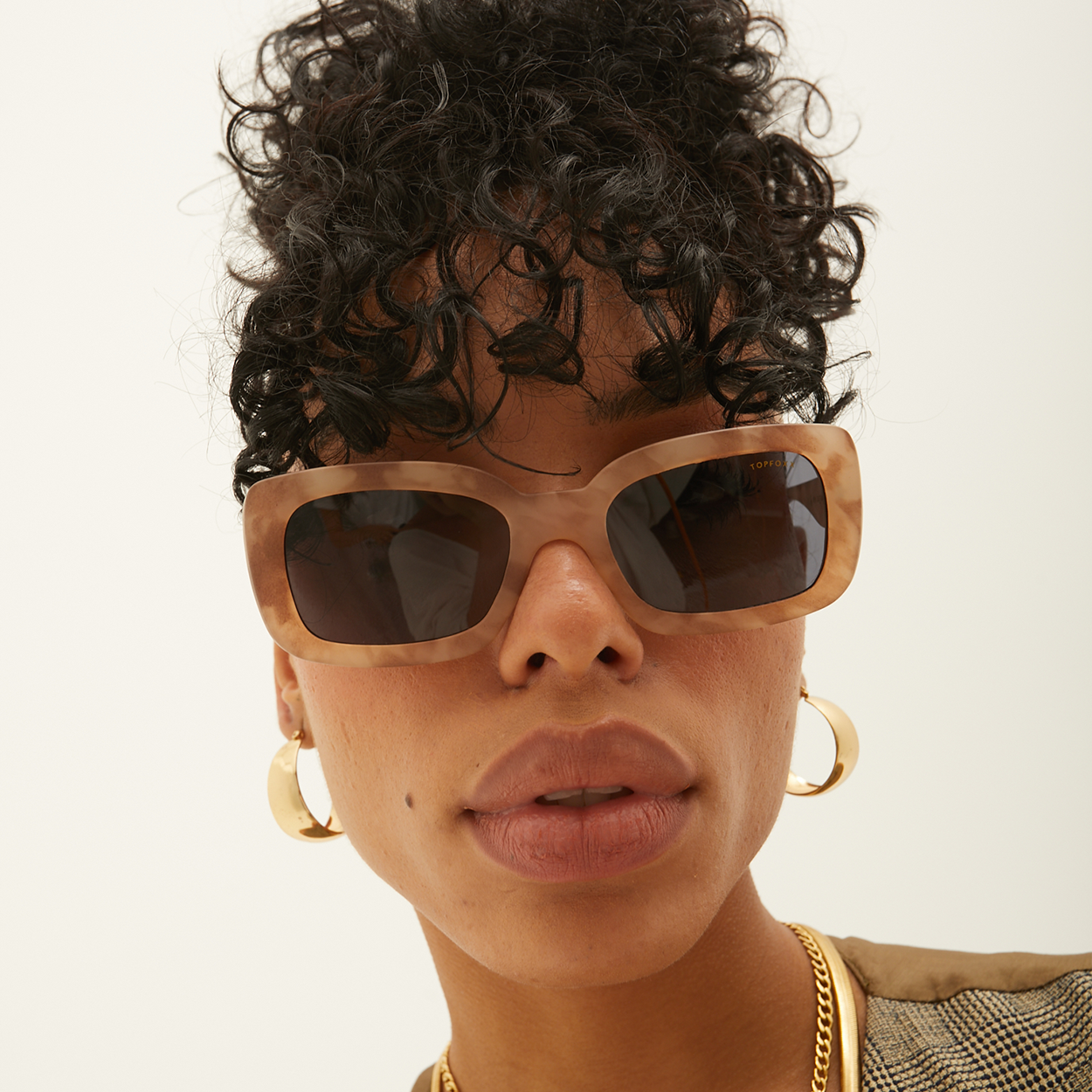 Gigi Cinnamon Swirl Eco Frames Recycled Eyewear By TopFoxx